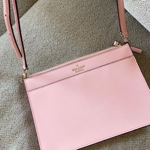 Kate spade blush structured crossbody bag